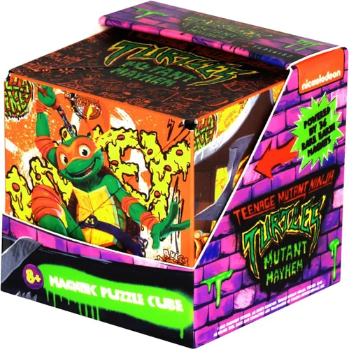 Vista 10 de SHASHIBO Caja de cambio de forma de tortugas ninja mutantes adolescentes: cubo magnético STEM que se transforma en más de 100 formas, descarga