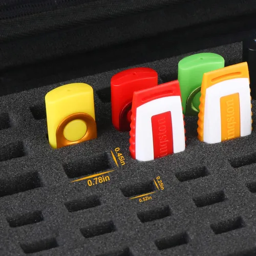 Vista 5 de BOVKE Flash Drive Case SD Card Holder 48 Slots USB Storage Case Thumb Drive Memory Card SDXC SDHC Card Organizer for SanDisk Samsung SamData Netac