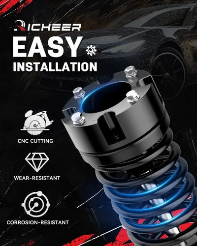 Vista 6 de Richeer Kit de elevación de nivelación de 3 pulgadas Compatible con Tundra 2WD/4WD 2007-2026, Sequoia 2WD/4WD 2007-2026, Kit de elevación