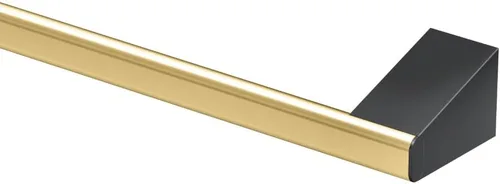 Vista 23 de Gatco Clarion - Toallero de 18 pulgadas de largo, latón cepillado acrílico transparente