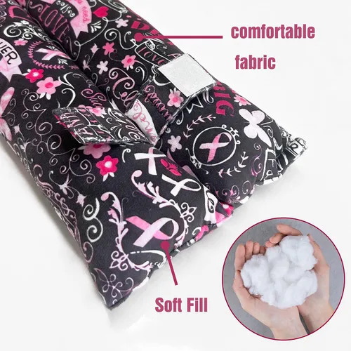 Vista 5 de Almohada para mastectomía, almohada para cinturón de seguridad post cirugía cardíaca, cojín para recuperación de histerectomía, recuperación