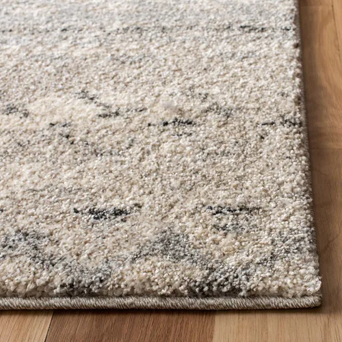 Vista 3 de SAFAVIEH Retro Collection Area Rug - 2' x 3', Cream & Grey, Non-Shedding & Easy to Clean, Ideal for Accent Space, Foyer, Bedside, Bathroom, Entryway