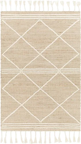 Vista 2 de Mark&Day Alfombras de área, 2 x 3 pies, alfombra de área marrón claro, alfombra beige crema para sala de estar, dormitorio o cocina (2 pies x 3 pies)