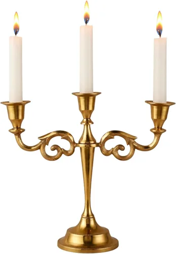 Vista 13 de Rely+ Candelabro de 3 brazos con portavelas cónicos para decoración de interiores, cocina, mesa, velas, candelabro para centro de mesa