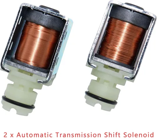Vista 2 de 4L60E 4L65E 4L70E Válvula solenoide para cambio automático de transmisión 24230298 Kit de 2 piezas A 1-2 y B 2-3 Compatible con Chevrolet Avalanche