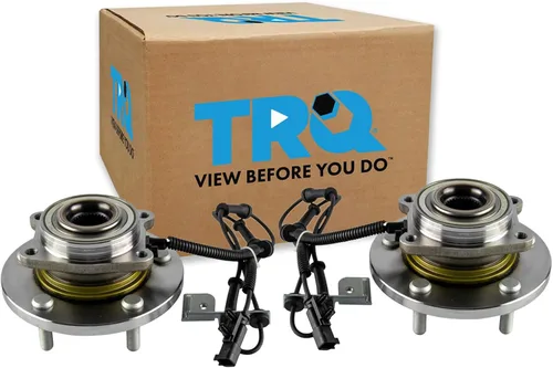 Vista 44 de Conjunto de rodamiento de rueda y buje TRQ para parte trasera izquierda y derecha, 2 piezas, compatible con Ford Expedition 2007-2010 y Lincoln