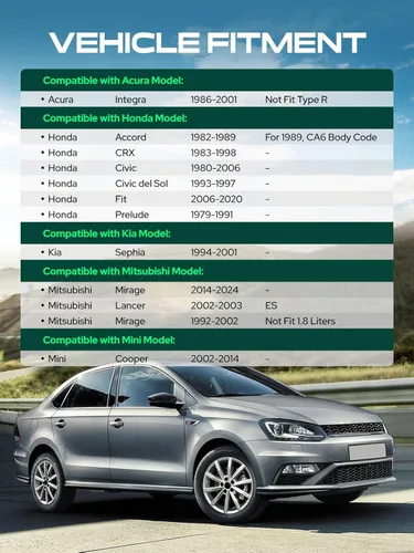 Vista 3 de YHTAUTO Espaciadores de rueda centrados en buje 4X100mm de 1 pulgada, compatibles con modelos Honda, Acura, Kia, Mini y Mitsubishi, Integra, CRX