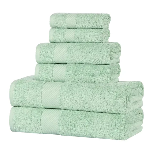 Vista 71 de SUPERIOR Kendell - Juego de 4 toallas de baño de algodón egipcio, absorbentes, para la ducha, artículos esenciales para el spa, toallas grandes