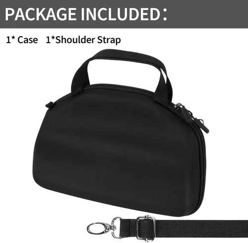 Vista 7 de Estuche de almacenamiento compatible con JBL Charge 6 Altavoz portátil impermeable a prueba de caídas (negro)