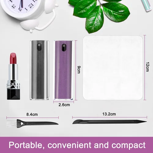 Vista 6 de Walrfid Paquete individual y de dos unidades limpiador de pantalla táctil Spray Mist