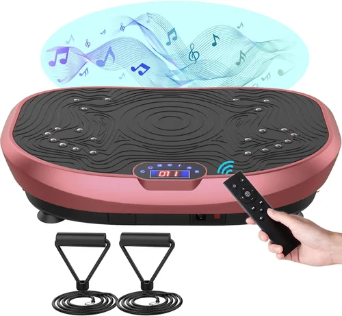 Vista 10 de AXV Vibration Plate Exercise Machine Whole Body Workout Power Vibrate Fitness Platform Vibrating Machine Exercise Board for Weight Loss Shaping