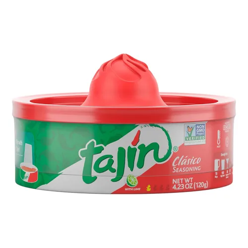 Tajín Clásico Chile Lime - Afilador de condimentos para margaritas, cócteles sin alcohol, batidos y mangonadas, 4.23 onzas (paquete de 1)