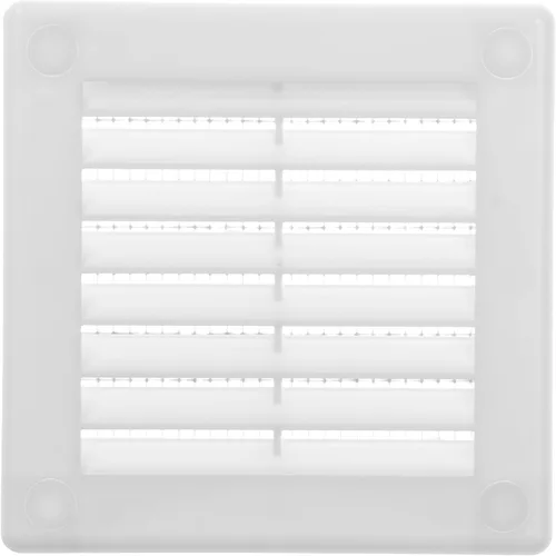 Vista 47 de Vent Systems 3 x 3 pulgadas (dimensiones de apertura) - Cubierta de ventilación de plástico blanco Soffit - Rejilla de ventilación cuadrada plana