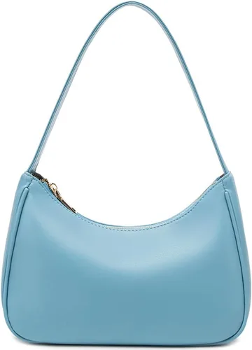 Vista 37 de Bolsos de hombro para mujeres, lindo bolso tote tipo hobo con cierre de cremallera y mini cartera de mano