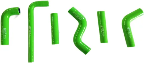 Manguera de radiador de silicona compatible con KTM 400EXC 525EXC 450EXC 2002 2003 2004 2005 2006 (verde)