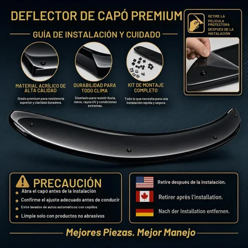 Vista 8 de BMY Deflector de capó/Protector frontal contra insectos Compatible con Hyundai Tucson 2022-2025 Protección contra partículas e insectos