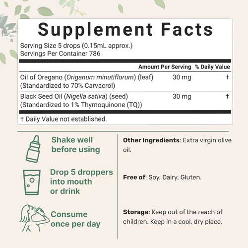Vista 7 de Micro Ingredients Vitamina D3 10,000IU + K2 MK-7 200mcg cápsulas blandas y aceite de orégano con gotas de semillas negras Paquete Vitaminas D &