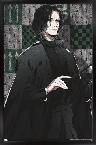 Vista 9 de Trends International The Wizarding World: Harry Potter - Póster de pared Dynasty Snape, 14.725 x 22.375 pulgadas, versión enmarcada de madera