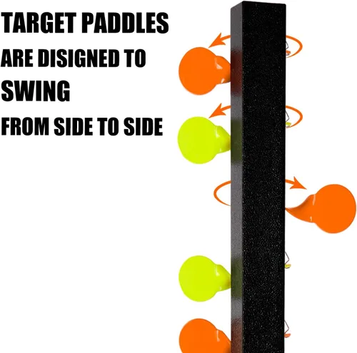 Vista 3 de Highwild Airsoft BB Gun Dueling Tree Metal Swing Shooting Target - Clasificado para práctica de tiro de calibre .22/.177