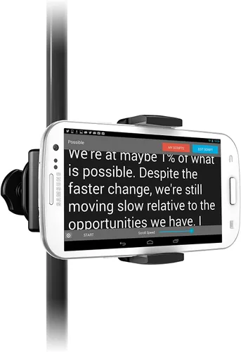 Vista 6 de IK Multimedia iKlip Xpand Mini soporte para micrófono con soporte para teléfono, compatible con teléfonos inteligentes iPhone y Android de 3.5" a