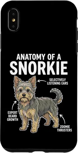 Vista 11 de Anatomy of A Snorkie Funny Dog Lover Owner Pet Parent Case for iPhone XR
