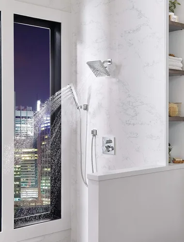 Vista 6 de Delta Faucet Ara 17 Series - Kit de moldura de válvula desviadora integrada de 6 ajustes, kit de moldura de válvula desviadora dorada, kit de Bronce