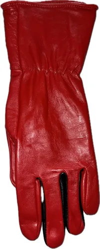 Vista 7 de EPT Bull Ropes Bull Riding Glove Adult & Youth Left or Right Hand - Red & Black Leather Sz: 5.0-10.5