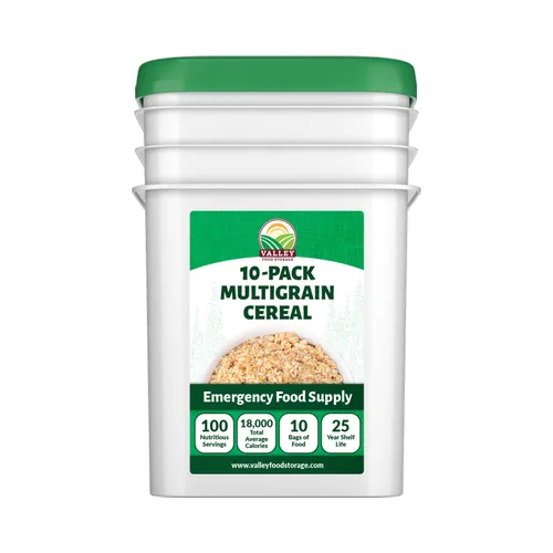 Vista 17 de Cubo de desayuno de 120 porciones Suministro de alimentos de emergencia premium Alimento de supervivencia fácil de preparar 25 años de vida útil