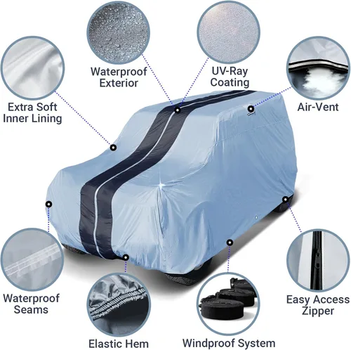 Vista 84 de iCarCover Funda de automóvil personalizada de alta calidad para Mazda 1200 1970, resistente, impermeable, para todo tipo de clima, lluvia, nieve