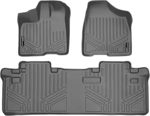 Vista 27 de MAXLINER Alfombrillas de Piso - Juego de Revestimiento de 3 Filas para Toyota Sienna 2013-2020