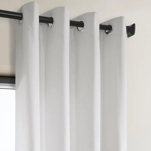 Vista 34 de HPD Half Price Drapes Cortinas de terciopelo de felpa con ojales de 84 pulgadas de largo, cortinas para oscurecer la habitación (1 panel), 50