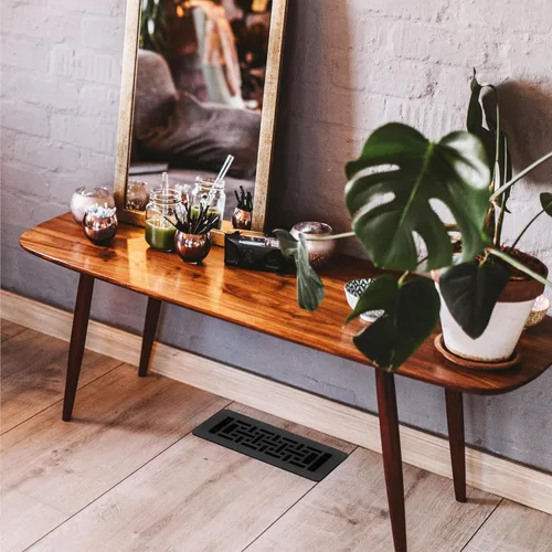 Vista 2 de Decor Grates LAJH310-BLK Rejillas de perfil bajo, 3 x 10, orientales, negras texturizadas