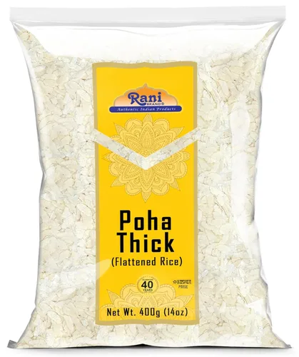 Vista 12 de Rani Maíz Poha 14oz (400g) ~ Todo natural Apto para gluten Vegano Kosher Origen indio