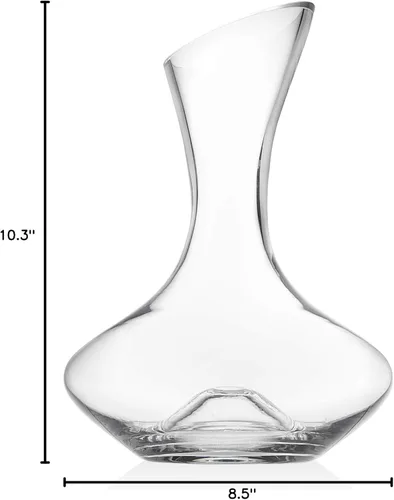 Vista 8 de Godinger - Jarra decantadora de vino, aireador de decantador de vino soplado a mano - Regalos de vino