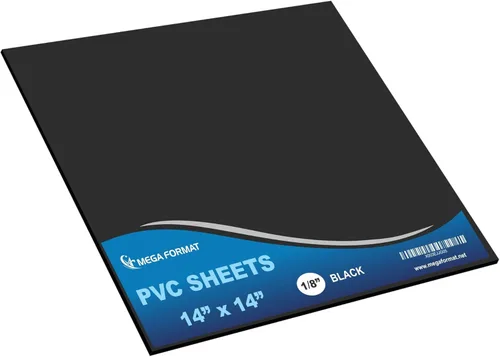 Vista 69 de Mega Format Hojas de plástico de PVC expandido – Hoja negra rígida de 5 x 7 pulgadas para manualidades, señalización y exhibiciones – Sintra