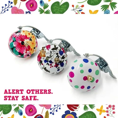 Vista 6 de ONIPAX Campana de bicicleta clásica ruidosa y nítida para bicicleta de crucero, bicicleta de playa para mujeres