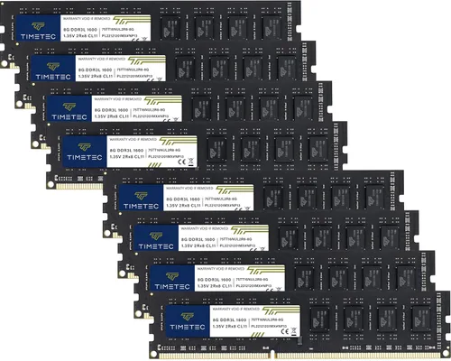 Vista 11 de Timetec Hynix Módulo de memoria grado A, IC, de 1600 megahercios, (PC3 12800), no ECC, sin memoria intermedia, CL11 de 1.35/1.5 voltios, con 240