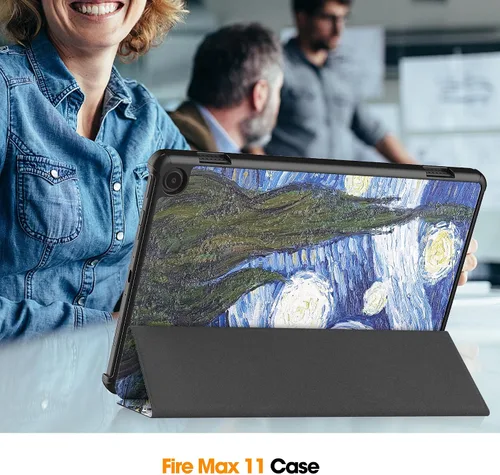 Vista 256 de Funda para Amazon Kindle Fire HD 8 y Fire HD 8 Plus (12ª/10ª generación, versión 2024/2022/2020) de 8 pulgadas, UUcovers con soporte triple y 01#