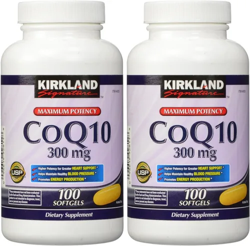 Kirkland WcaqZ, COQ10 300 mg 100 cápsulas blandas (paquete de 2)