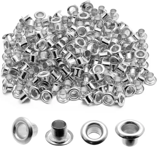 Vista 39 de Litoexpe Ojales Pequeños de 1.5MM, 200 Piezas, Ojales Autoadhesivos para Núcleos de Cuentas, Ropa, Cuero, Lona (Latón Antiguo)