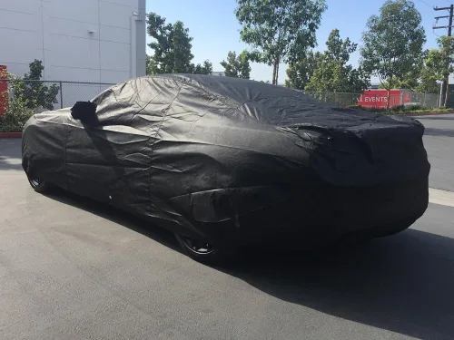 Vista 6 de Cubierta para auto, a medida, 2015-2017 para Ford Mustang, Xtrashield, color negro, de CarsCover