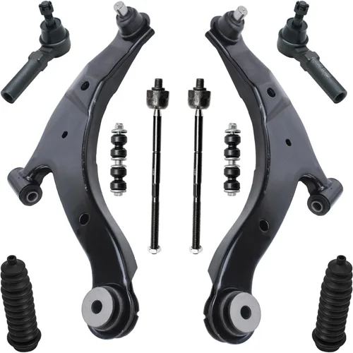 Vista 217 de Detroit Axle - Kit de suspensión frontal de 10 piezas para Dodge Avenger 2008-2014, Chrysler Sebring 2007-2010, 2 brazos de control inferiores, 2