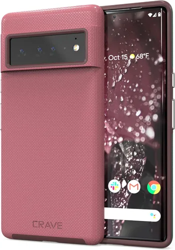 Vista 43 de Crave Dual Guard para Google Pixel 6 Pro, funda de doble capa de protección contra golpes para Google Pixel 6 Pro - Aguamarina