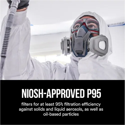 Vista 3 de 3M Filtro de partículas 5P71, P95, 5 pares de filtros