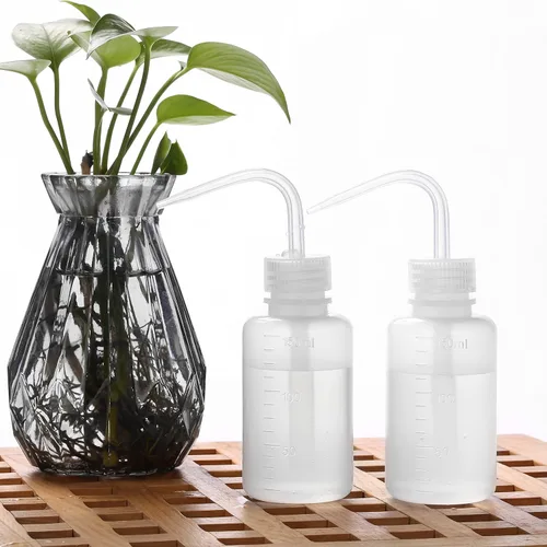Vista 56 de 2 botellas de lavado de tatuajes de 8.5 fl oz Botella de agua de 8 oz para riego de suculentas y limpieza médica, negro y azul