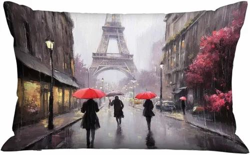 Vista 10 de Mugod Funda de cojín con ancla náutica sobre rayas azules y blancas, funda de almohada decorativa para sofá, cama, silla, 20 x 30 pulgadas