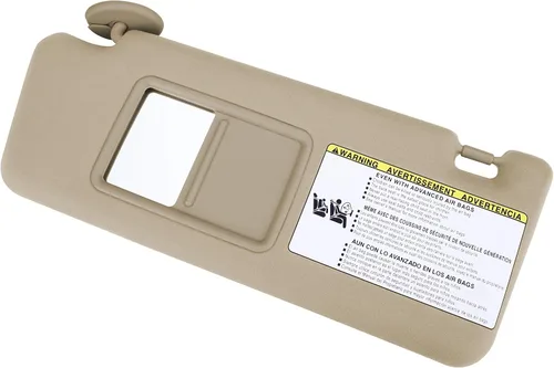 Vista 10 de Parasol lateral derecho del pasajero beige sin luz – Compatible con Toyota Tacoma 2005, 2006, 2007, 2008, 2009, 2010, 2011, 2012 – Reemplaza