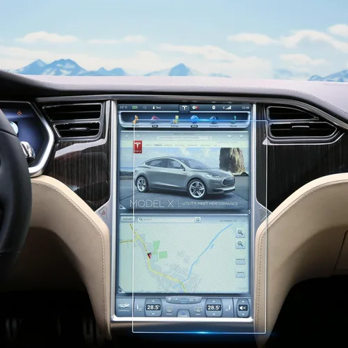 Vista 16 de Protector de pantalla brillante para Tesla Model Y 2026 Juniper Premium/Performance (más claro y suave), protector de pantalla de vidrio templado