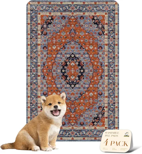 Vista 31 de nunubaby Almohadillas reutilizables para orina de perros, para jaulas y pisos, Almohadillas lavables para orina de perros, elegantes, Beige