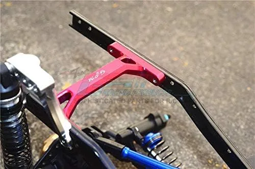 Vista 3 de Element Enduro Sendero Trail Truck Upgrade Parts soporte de chasis trasero de aluminio – 1 pieza Set naranja